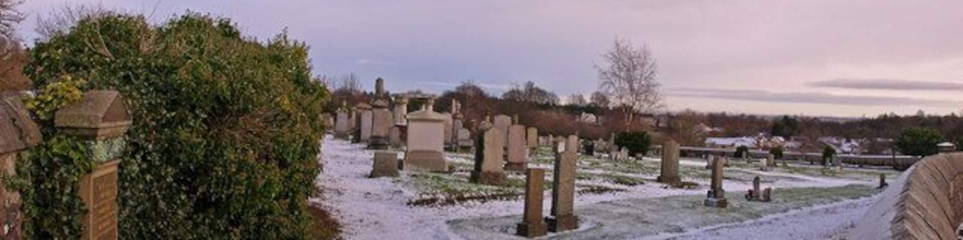 Cemetery , Houston View of the old cemetery.