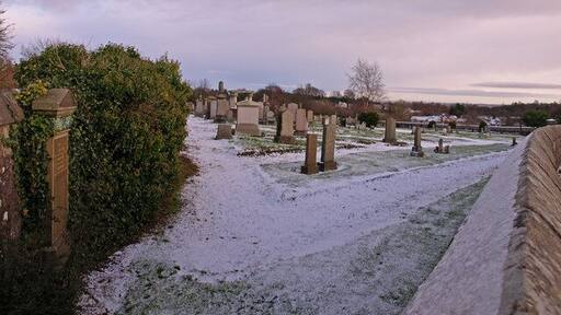 Cemetery , Houston View of the old cemetery.
