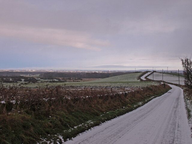 Kilallan Road, Houston Glasgow in the distance.