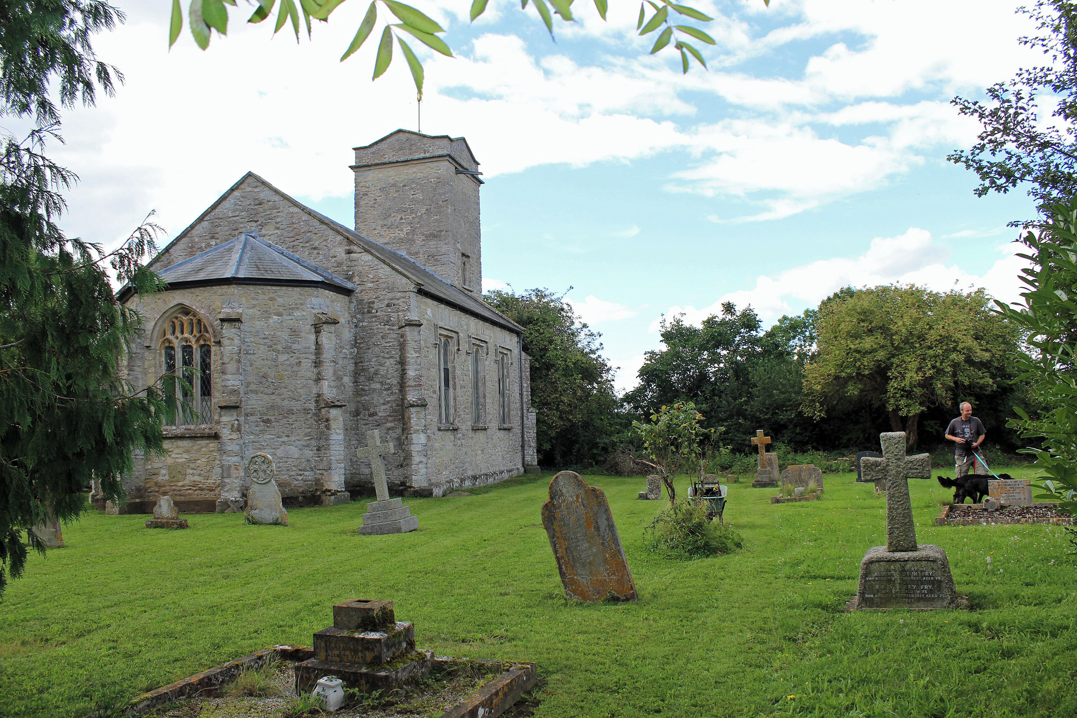 Churchyard and church, Sutton Mallet