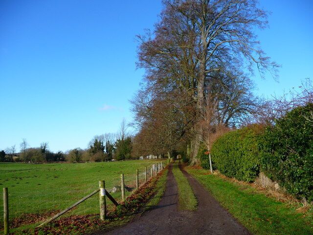 Fyfield - Track to Fyfield This track leads from St Nicholas Church back into the village.
