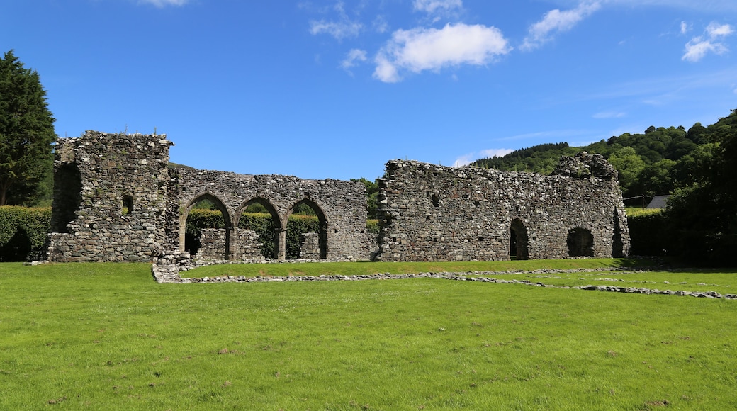 The ruins of Cymer Abbey in Gwynedd, Wales, UK.