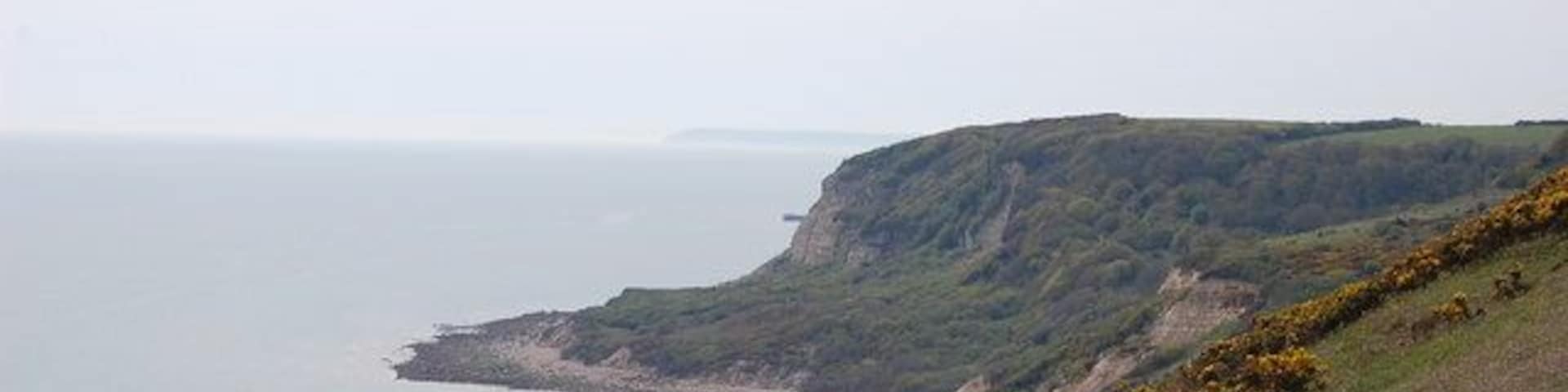 Towards Covehurst Bay Looking SW from the Firehills, Fairlight.