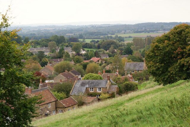 Chiselborough A roofscape of Chiselborough taken from Chiselborough Common.