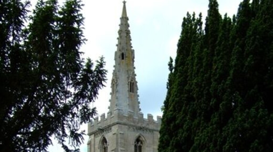 West tower of St Mary The Virgin's parish church, South Luffenham, Rutland, seen from the east