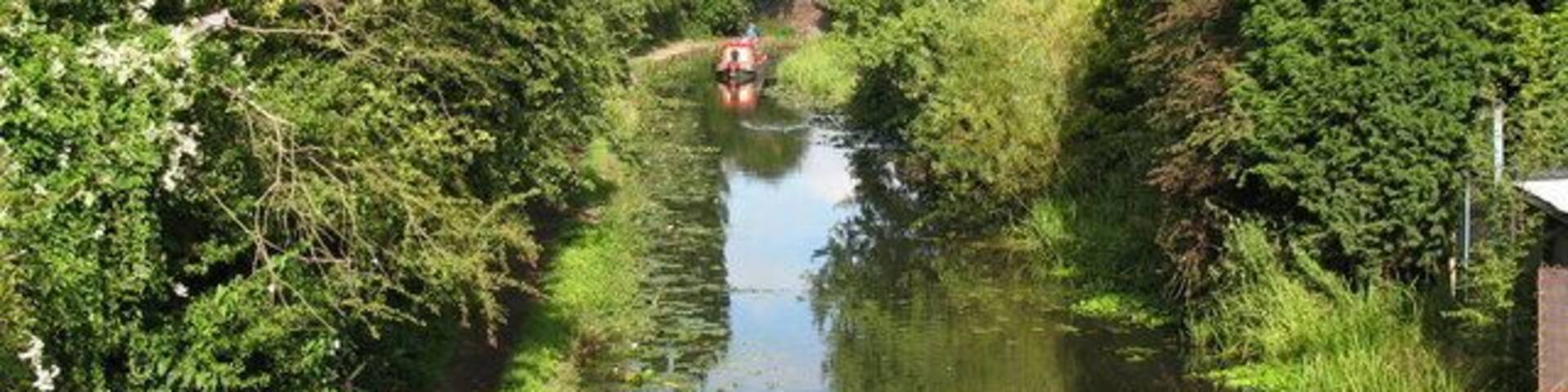 View from Lucknow Road Bridge Wyrley & Essington Canal.