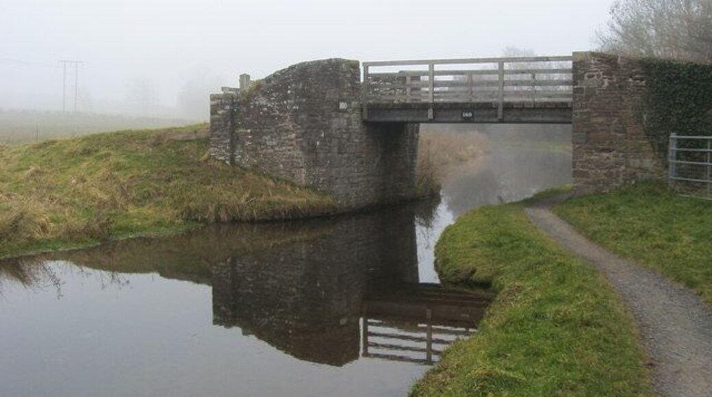 Monmouthshire and Brecon Canal Monmouthshire and Brecon Canal passing under 160 Ty Newydd Upper Bridge
