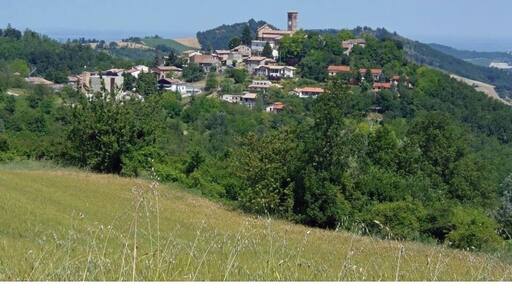 The village of Fortunago in Italy.
