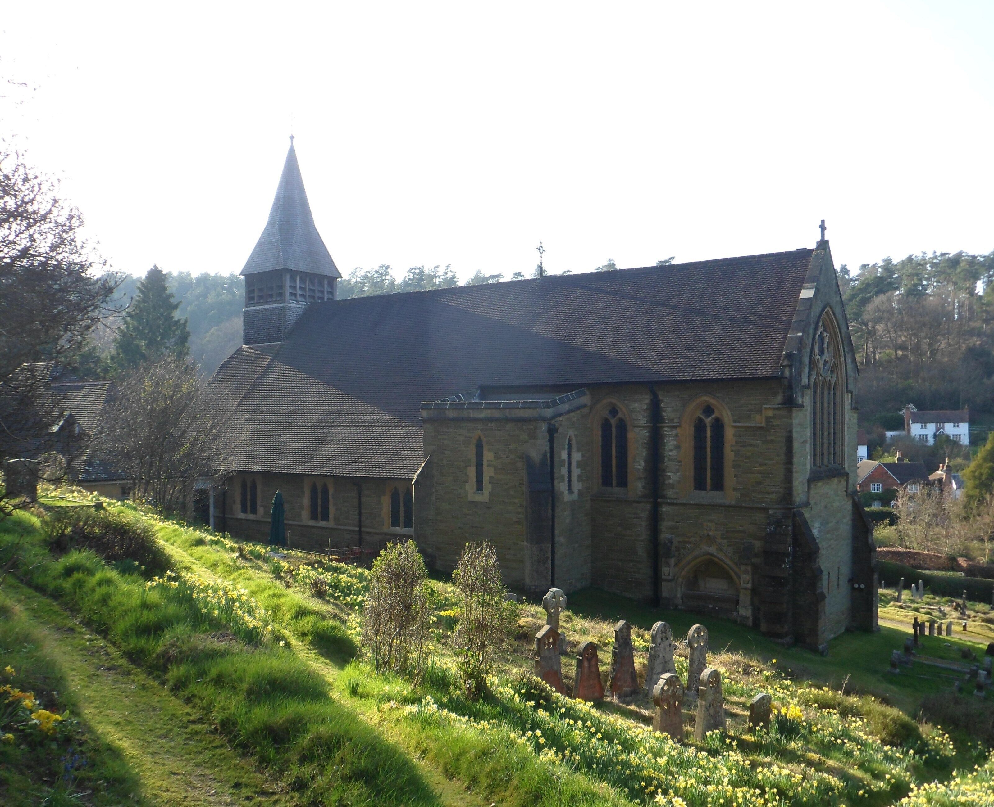 St Mary the Virgin's Church, Horsham Road, Holmbury St Mary, Borough of Guildford, Surrey, England.