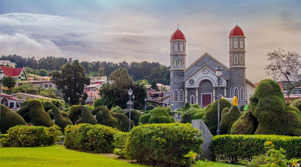 Iglesia de Zarcero en Costa Rica