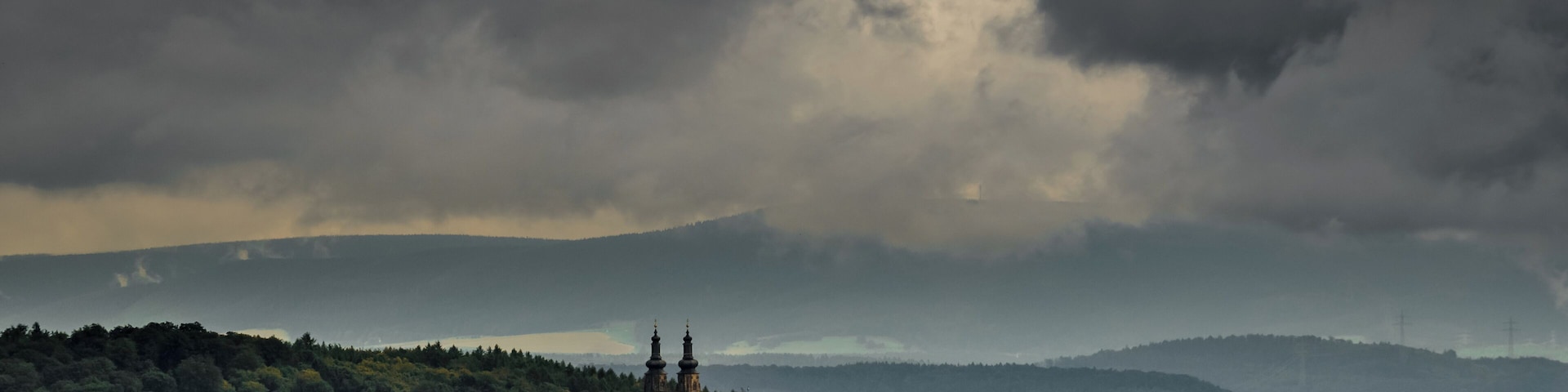 Banz monestary seen from the Ansberg