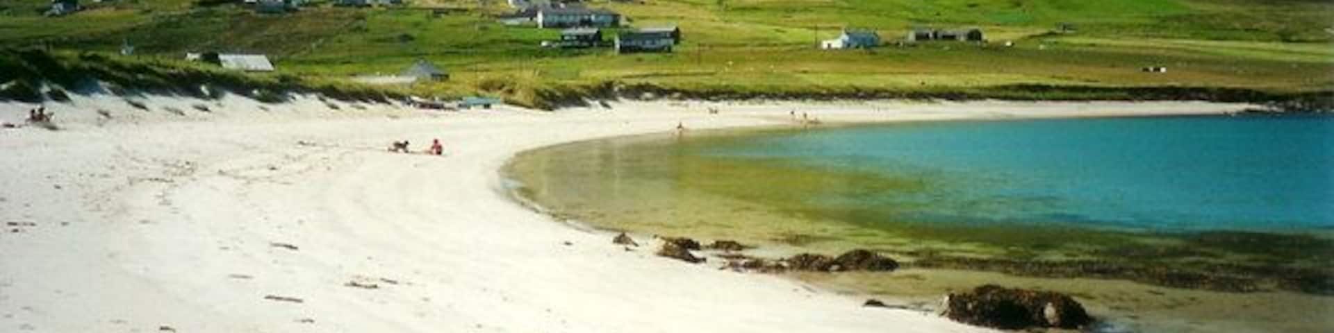 Levenwick Beach. The beautiful beach at Levenwick on a perfect Summer's day