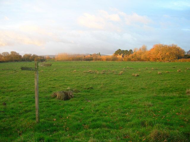 Morning Light on Locks Farm Viewed from the footpath that links Partridge Green to the River Adur.