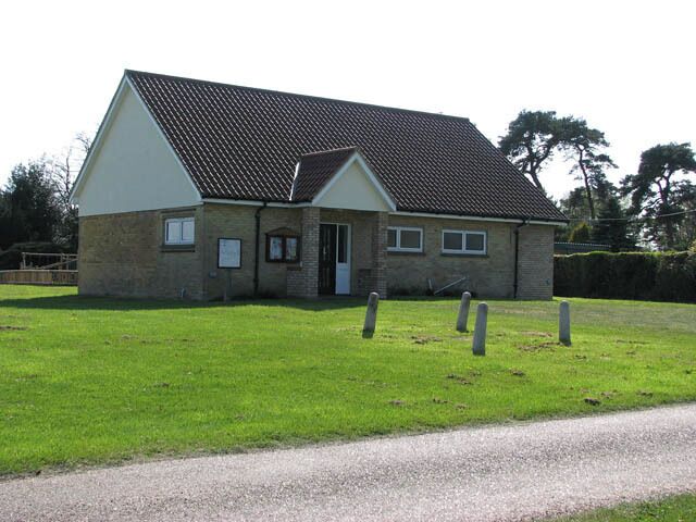 Beachamwell Village Hall. Beachamwell is a small village west of Swaffham. Many prehistoric tools, Saxon jewellery and Roman coins have been unearthed in the area and there are also the remains of two medieval crosses bearing witness to regular markets having taken place on the village green and at the crossroads. There once used to be four churches of which only one, St Mary's > 1269098 remains intact. Until the 1960's almost all the villagers were employed by the estate.