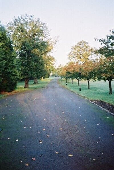 The entrance to Warfield Hall. Next to the junction of the B3034 and the A3095.
