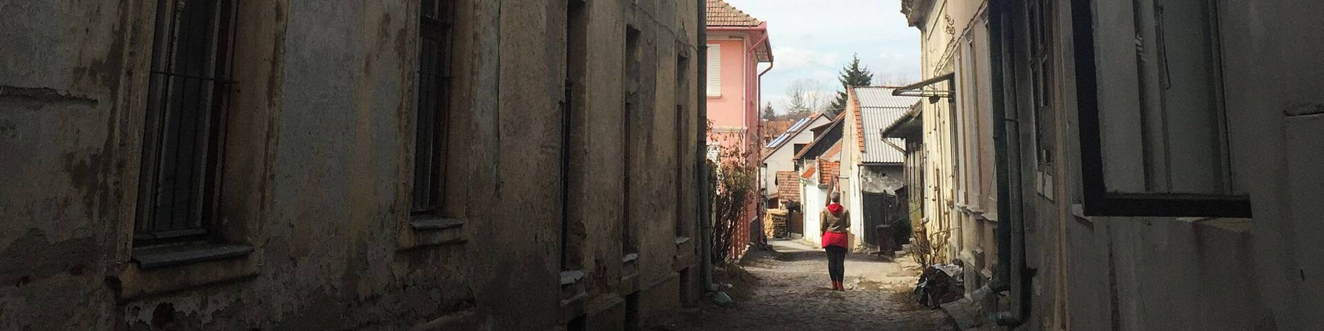 One of the unique courtyards of Targu Secuiesc. Used as streets, they are shared by several families.
#LikeALocal