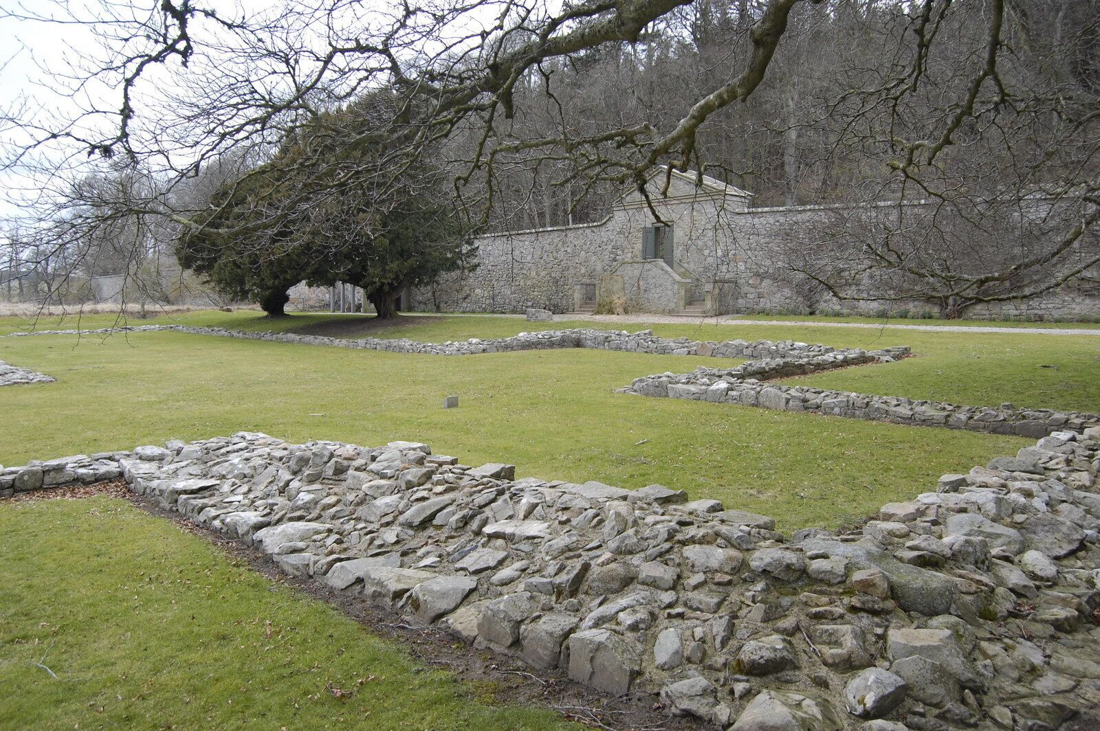 Deer Abbey: outline of the chancel