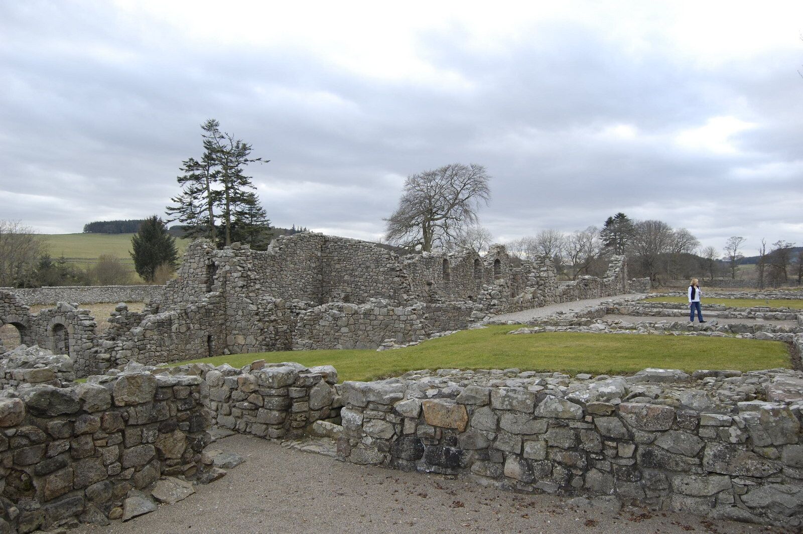 Deer Abbey: vista of the ruins