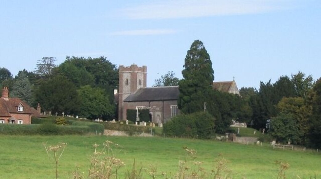 St Peter's Church, West Tytherley Viewed from the road from East Tytherley