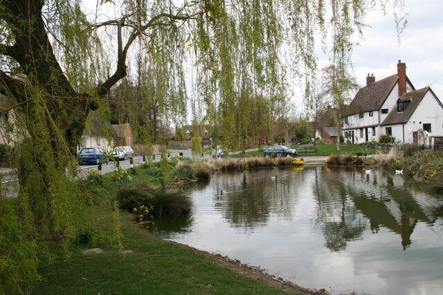 Village pond at Childrey, Oxfordshire (formerly Berkshire)