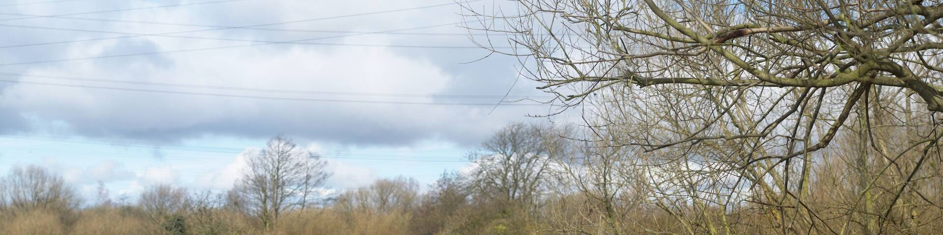 Footpath across the medieval Aylestone Packhorse Bridge, a Scheduled Monument in Leicester