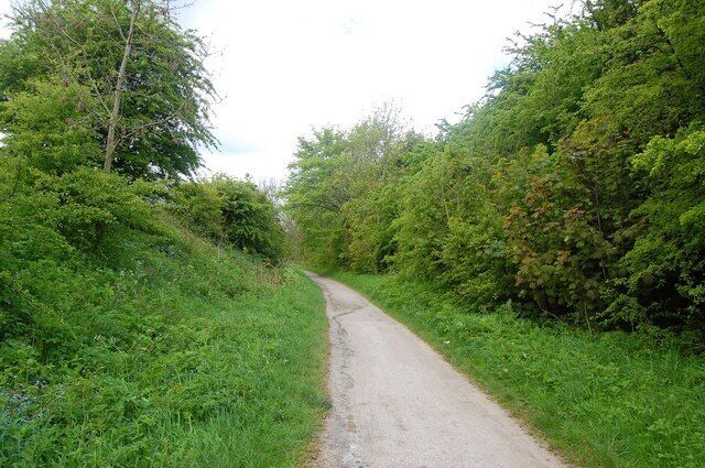 Tissington Trail near Alsop en le Dale Here the Tissington Trail is just yards away from the A515 but due to the shallow cutting it runs through, you would never guess it.