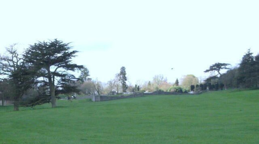 Site of Osmaston Hall Osmaston Hall a mock tudor mansion house built by Francis Wright, owner of Butterly Steelworks in the 1850s. This terrace still remains although the house was demolished by Sir John Walker, by then the owner, in 1964 when he moved to Staffordshire.