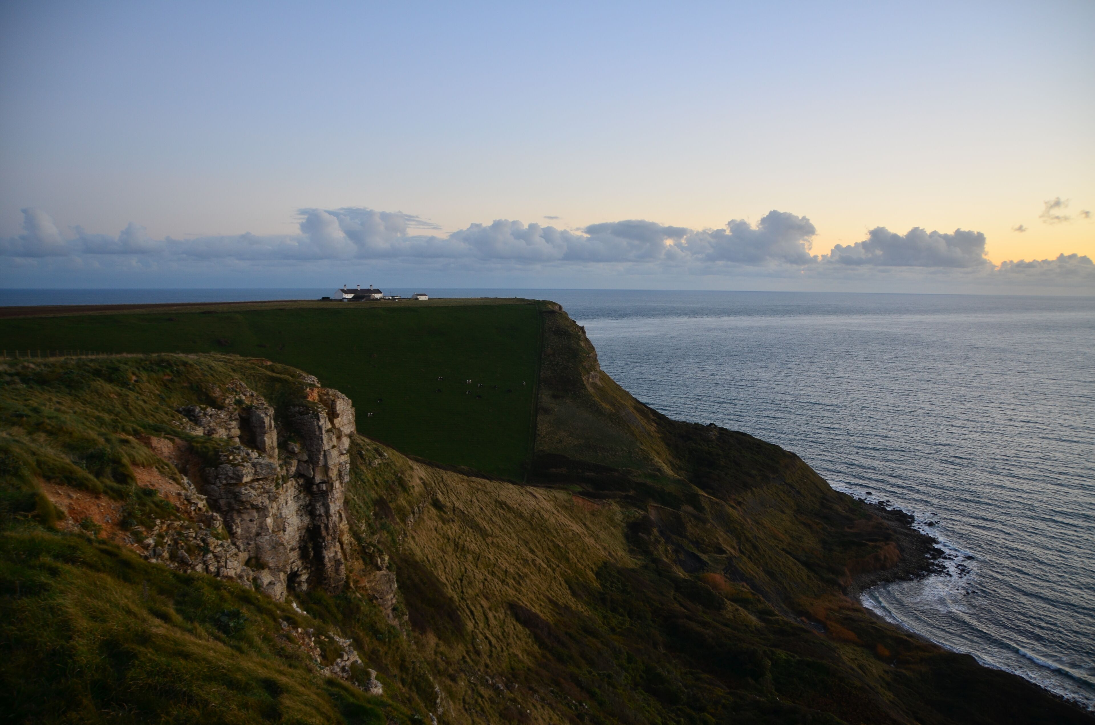 Calm Evening looking towards St Aldhelms Head