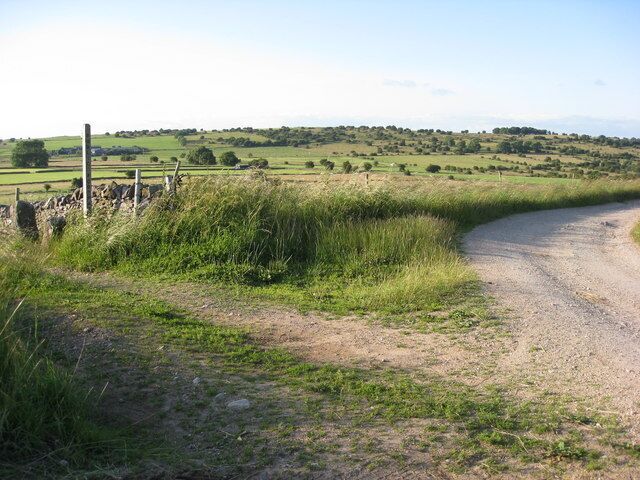Bonsall Moor - Footpath on the bend