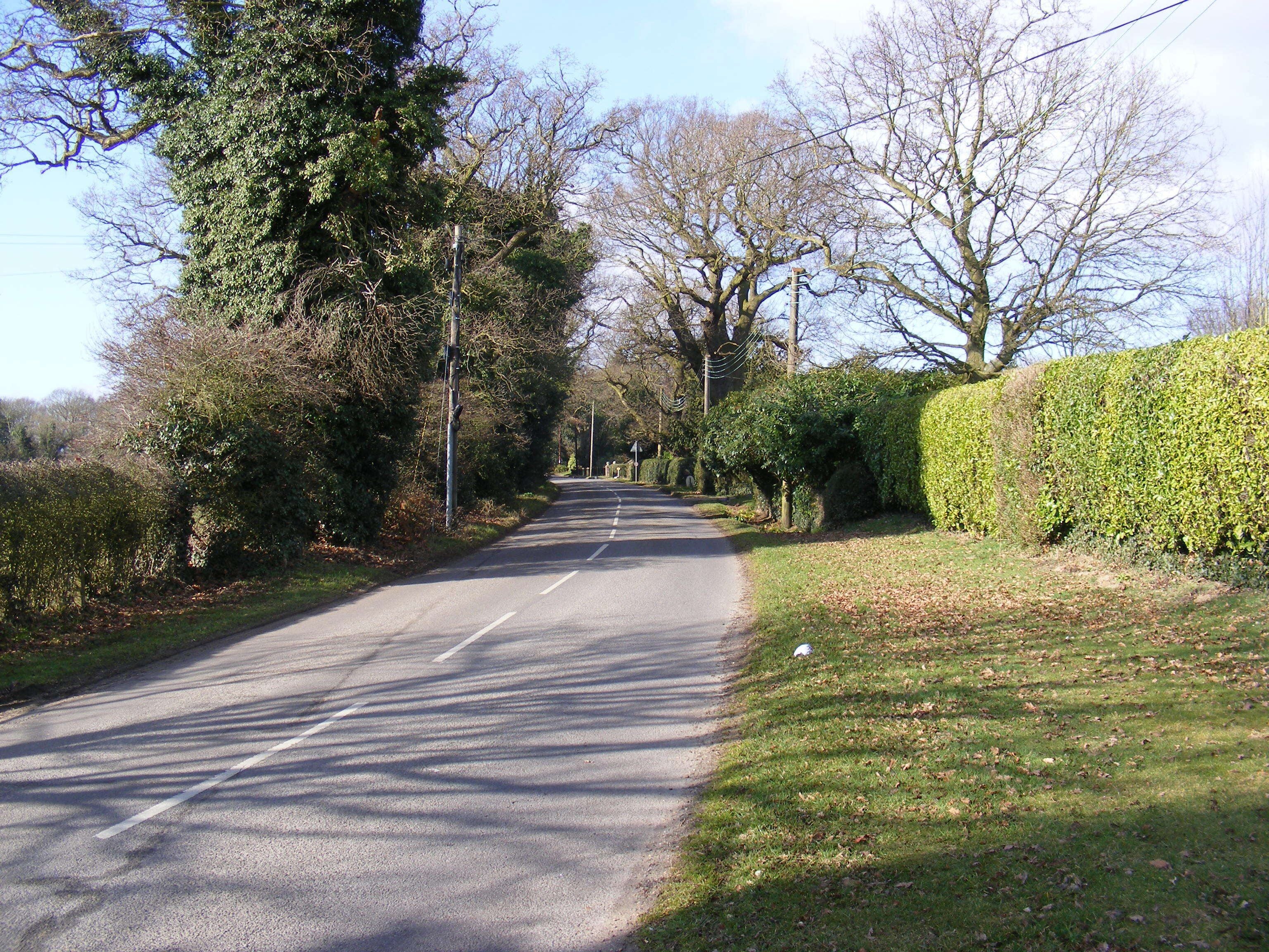 Bucklesham Road, Foxhall Looking towards Ipswich