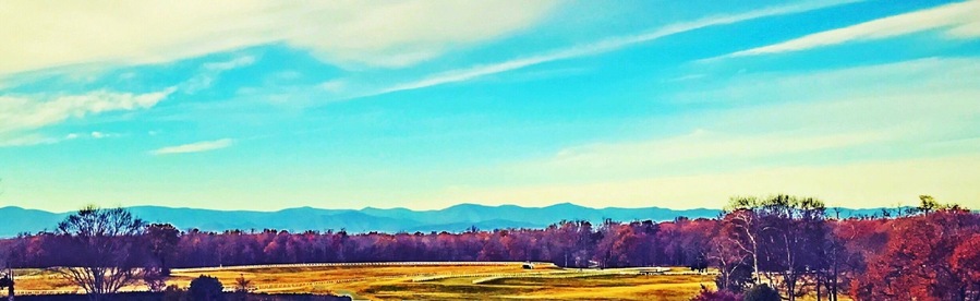 View from the home of President James Madison. Don't know why my phone says I'm in China.