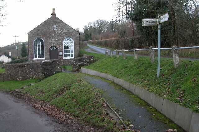 Chapel at Garway Hill. Chapel in the village below Garway Hill