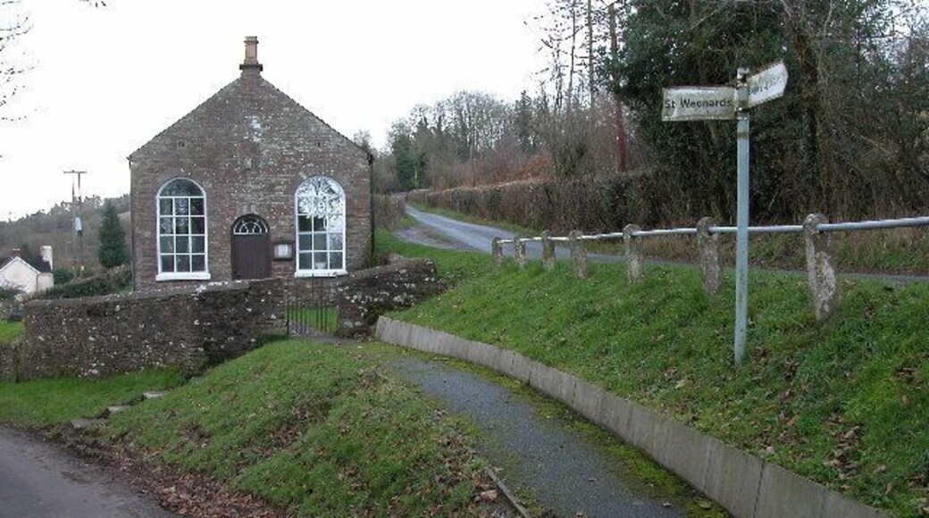 Chapel at Garway Hill. Chapel in the village below Garway Hill