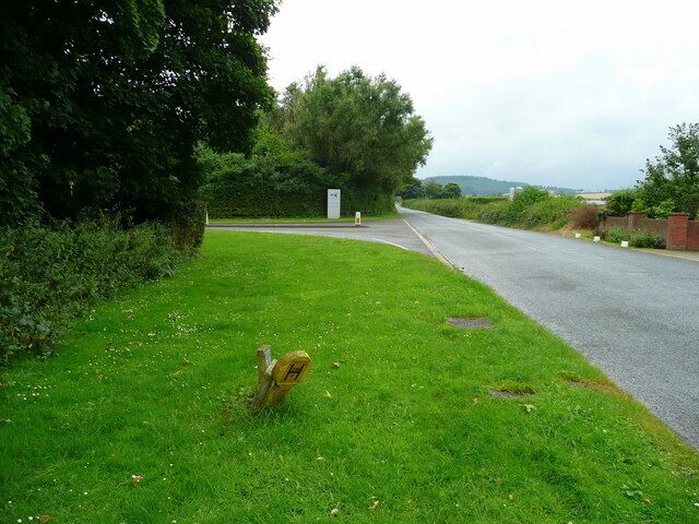 Entrance to the BT Satellite facility Looking south-west along Stone Street.
