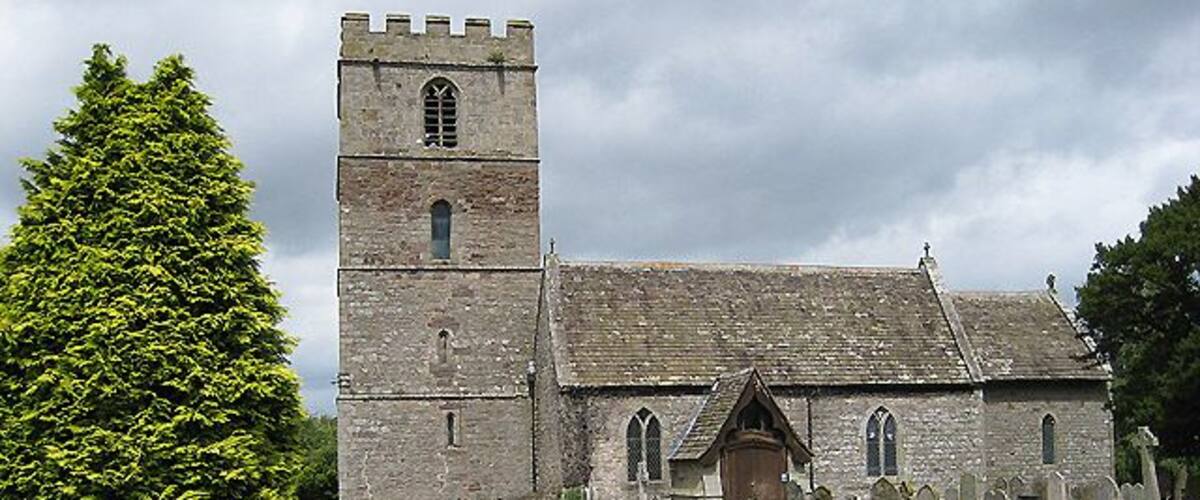 All Saints' parish church, Clehonger, Herefordshire, seen from the south