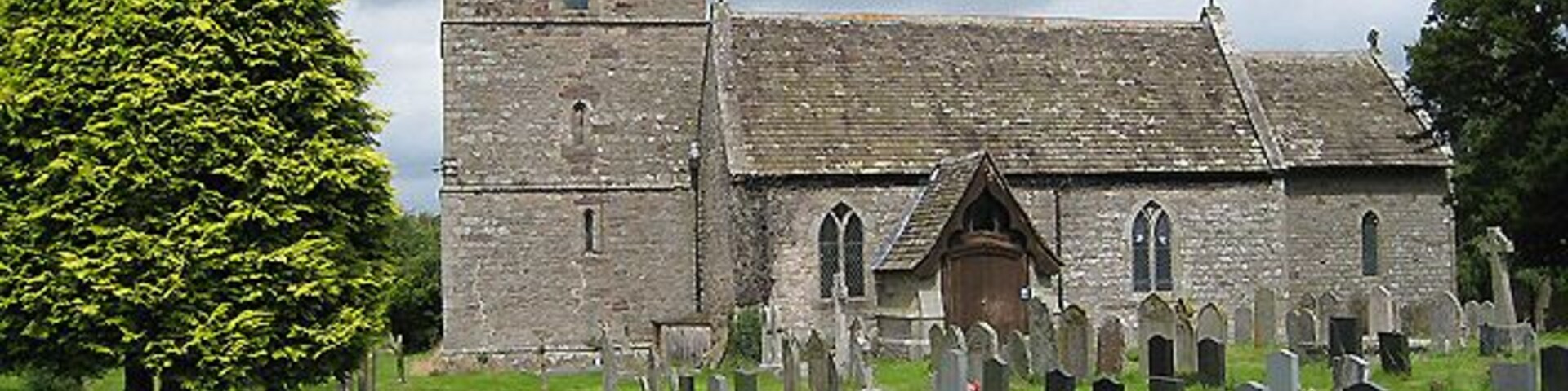 All Saints' parish church, Clehonger, Herefordshire, seen from the south