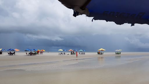 Crispim Beach in the state of Para, Brazil, minutes before the downpour.
#WinterWonders #lifeatexpedia