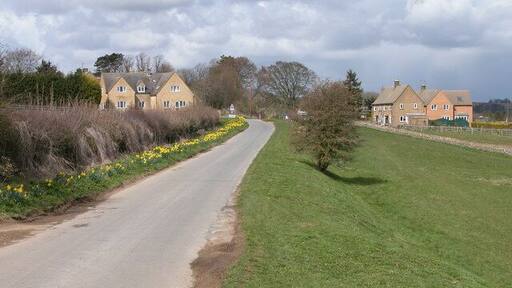 Road approaching Westcote