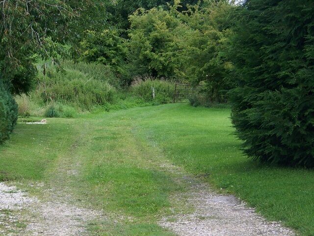 Bridleway, East Chisenbury The bridleway allows riders and walkers to reach the A342 at Rowden's Cleeve.