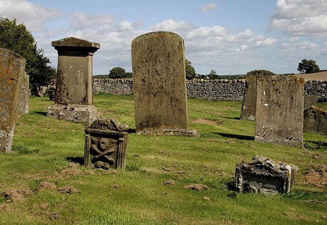 Birgham Cemetery On the south side of the A698 at the east end of the village.