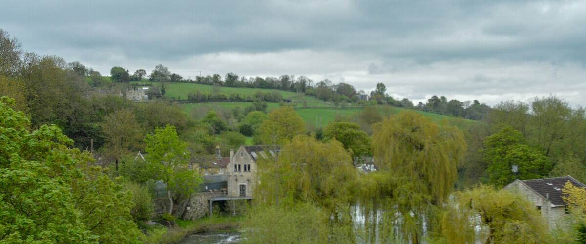 View from Avoncliff Aqueduct