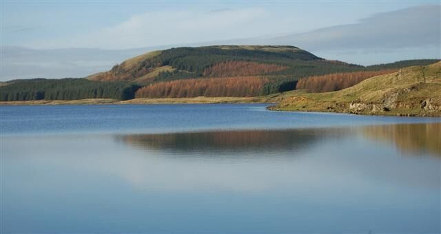 Dumglow Taken from the eastern shore of Loch Glow Reservoir.