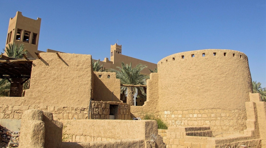 Diriyah is a very old historic settlement located on the outskirts of Riyadh.
This site contains the ruins of the old city of Al-Diri'ya which has been/is being renovated and restored,
Wadi Hanifa also goes through this site and is probably the best public park in Riyadh. Although I might argue that the Diplomatic Quarter is better for walking if you are a woman who prefers hikes without an abaya.
#blue