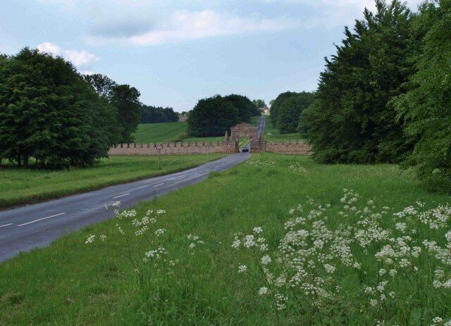 The Carmire Gate Castle Howard Looking down The Stray.
