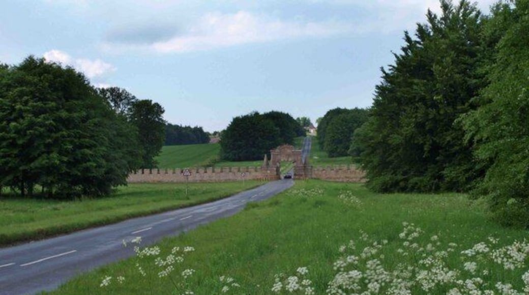 The Carmire Gate Castle Howard Looking down The Stray.