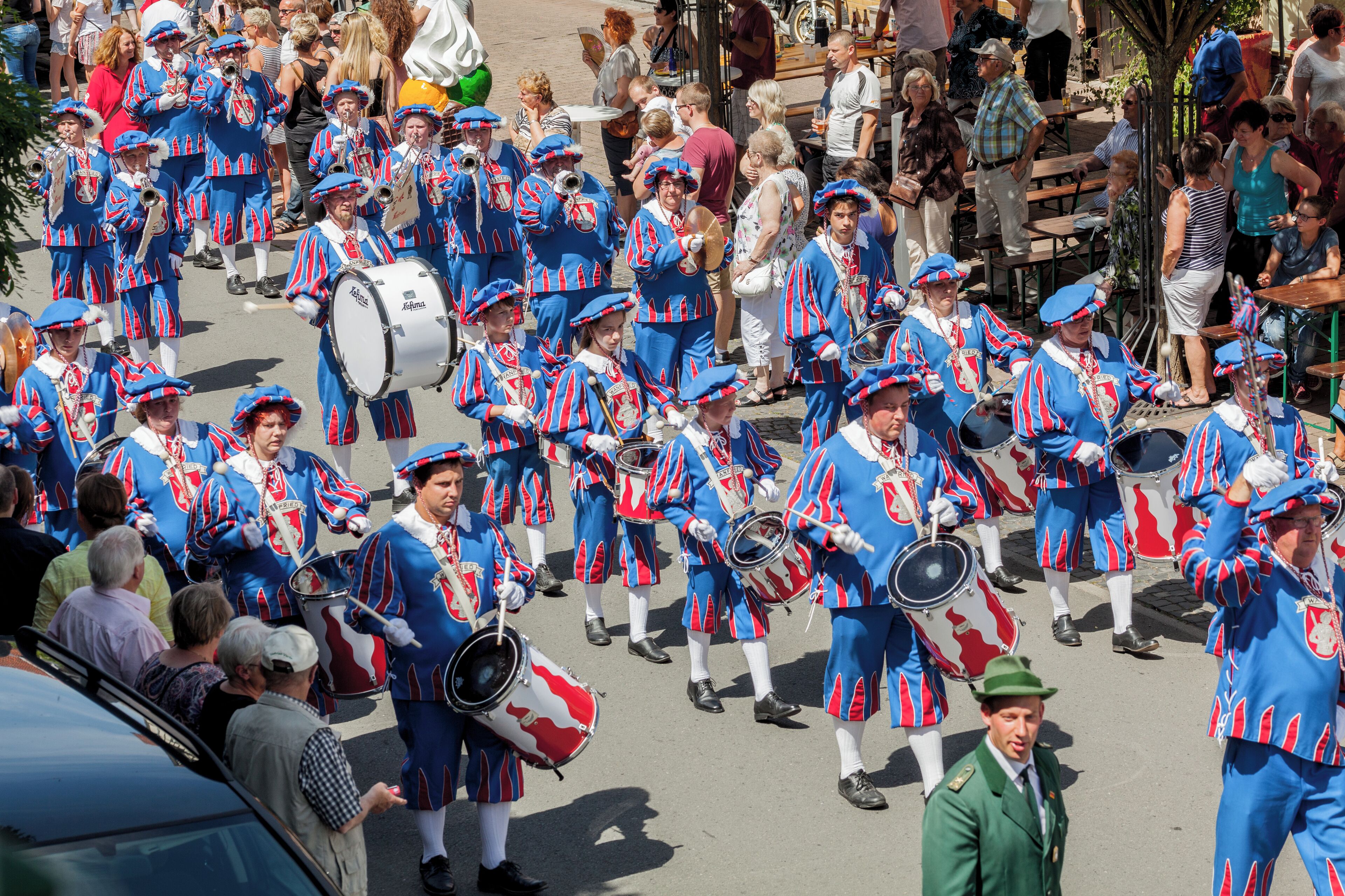 448. Wanfrieder Schützenfest 2016. VfL Wanfried Fanfarenzug.