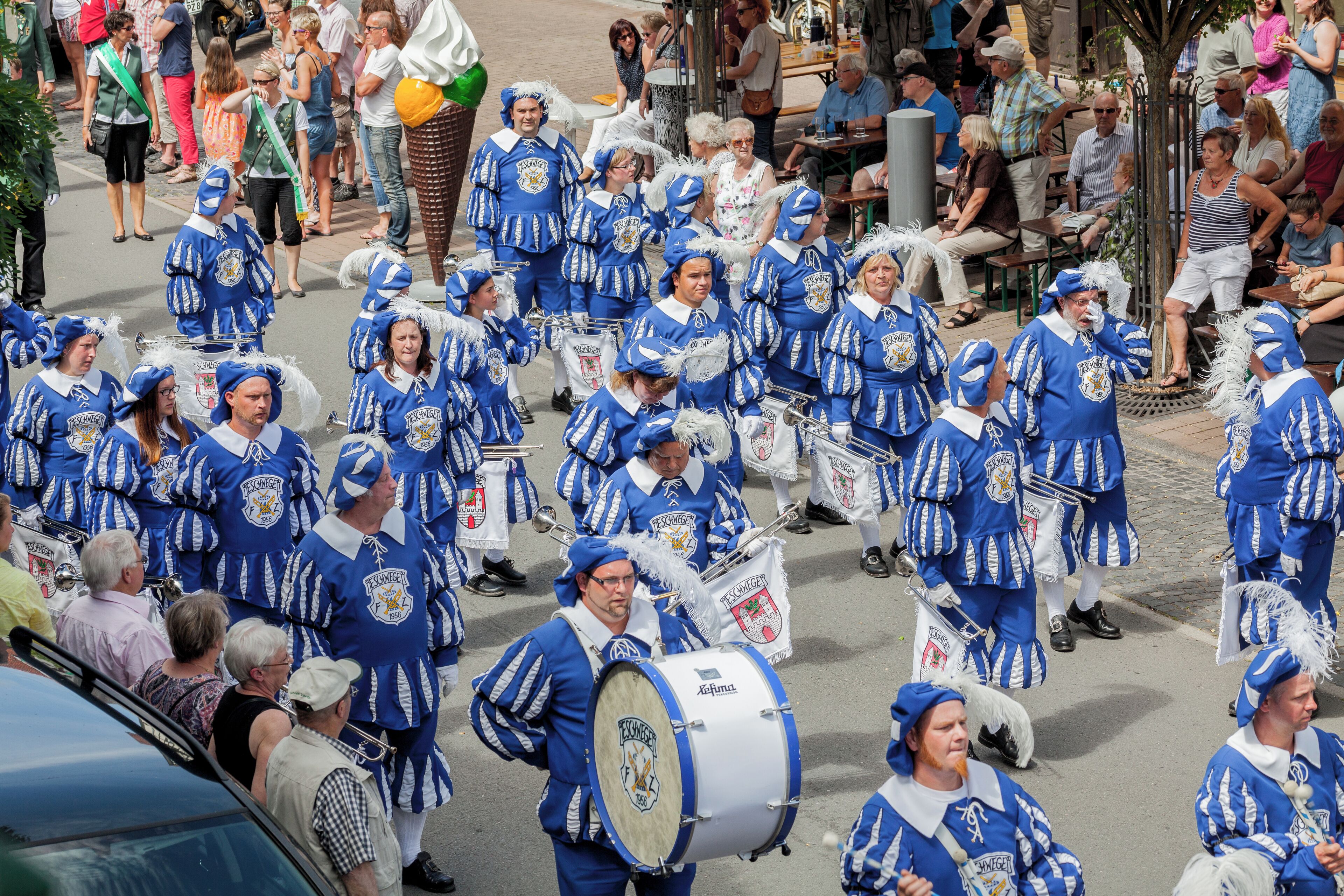 448. Wanfrieder Schützenfest 2016. Fanfarenzug Eschwege 1956 e.V.