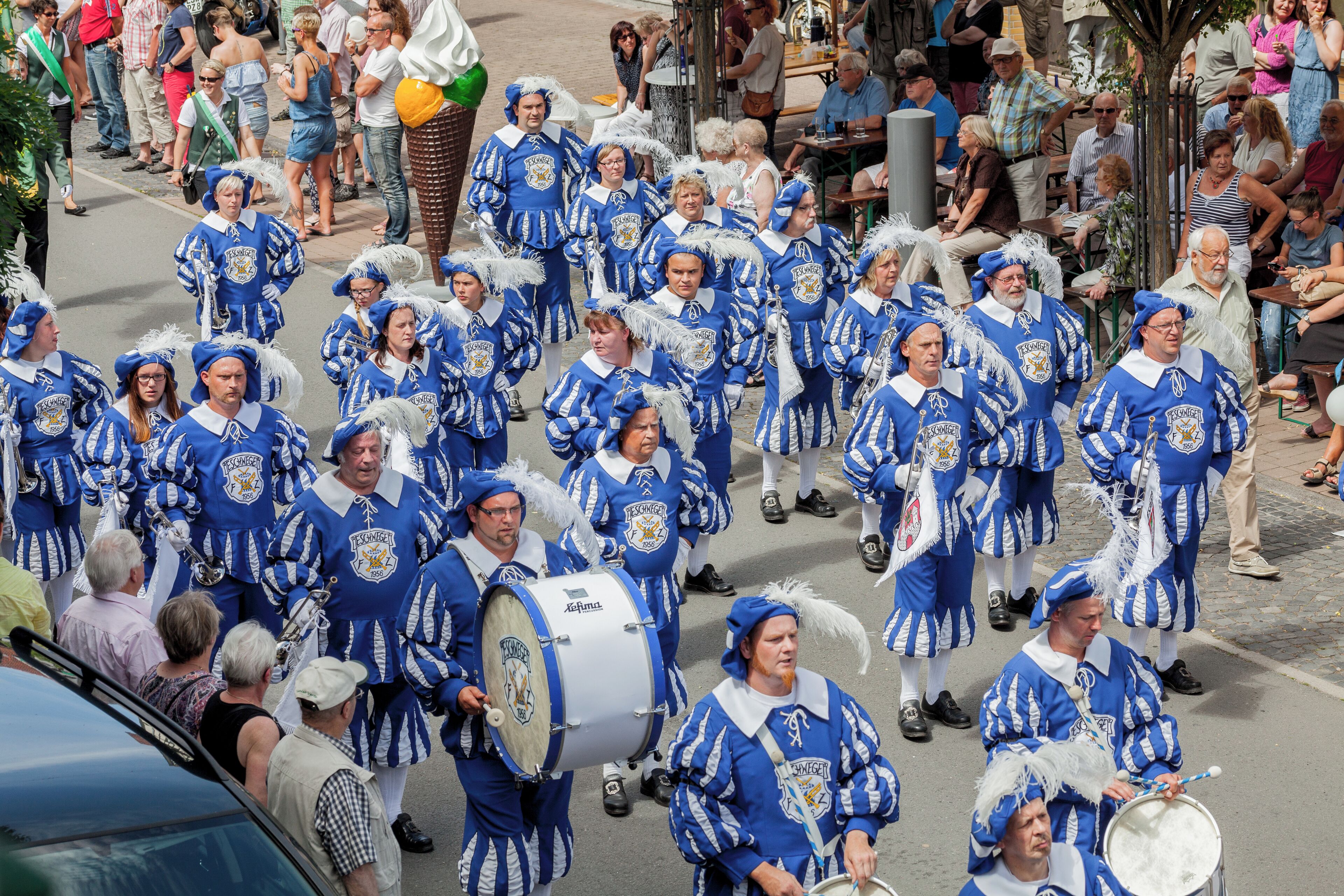 448. Wanfrieder Schützenfest 2016. Fanfarenzug Eschwege 1956 e.V.
