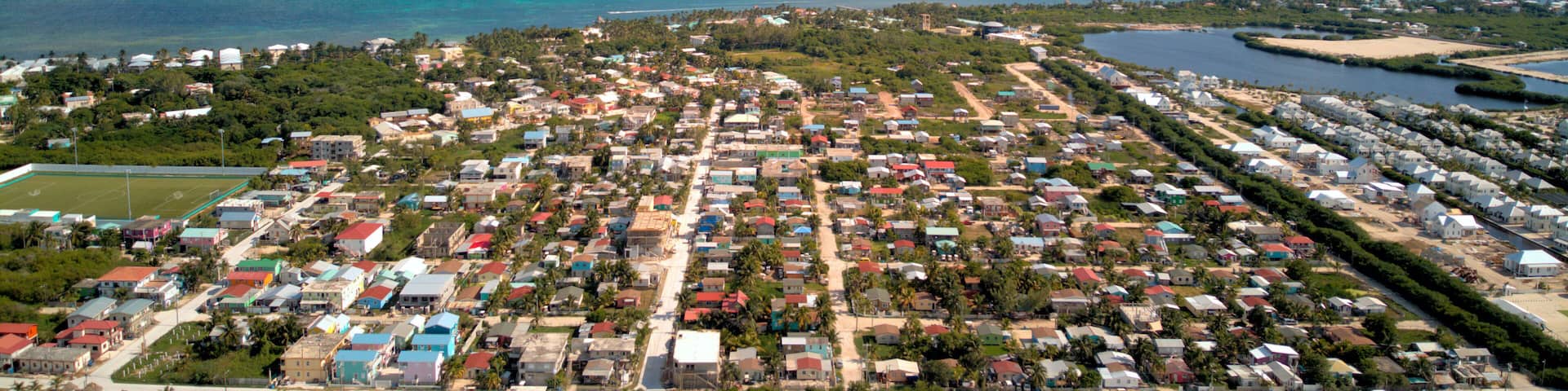 DFC village area in San Pedro Belize