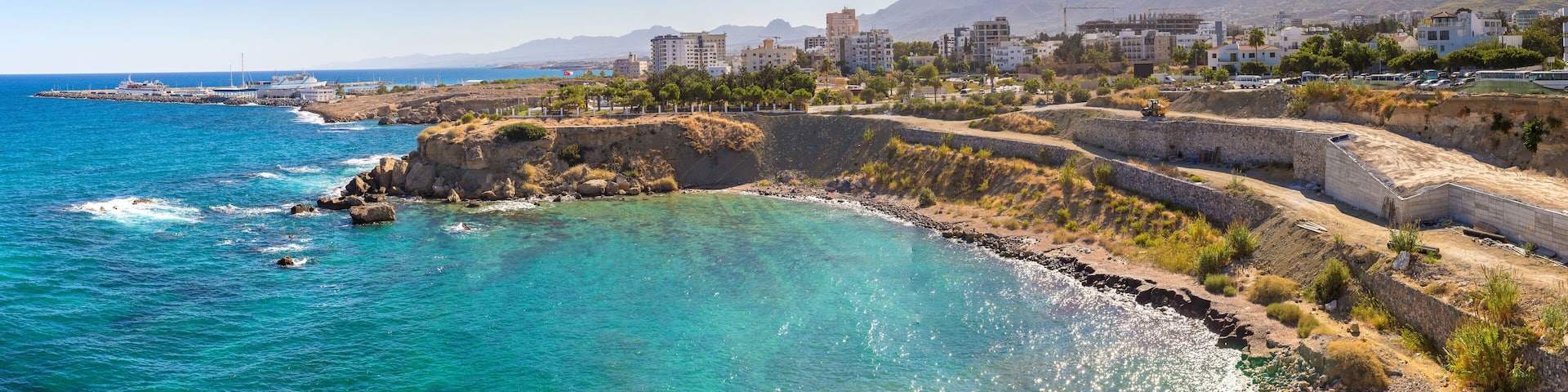 Panorama of Kyrenia in North Cyprus